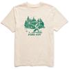 Life Is Good. Men's Find Joy Sasquatch Short Sleeve Crusher Tee, Putty White