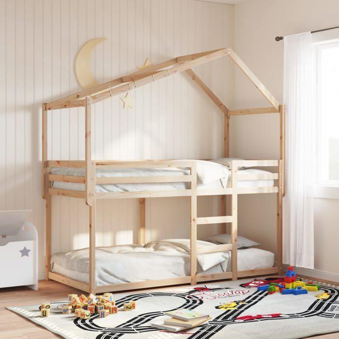 VidaXL Bed Roof for Children 213x85.5x144.5 Cm Solid Pine Wood, Bed Roof, Bed Canopy for Child, Roof for 846937