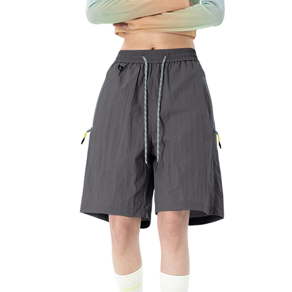 Women's Summer Work Pants Are Loose Comfortable Casual Fashionable With Multiple Pockets And Color Shorts