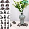 6Pcs Decorative Pot Base Feet Tortoise/Frog/Dog Style Pot Base Feet Garden Accessories Flower Pot Holder for Improve Drainage