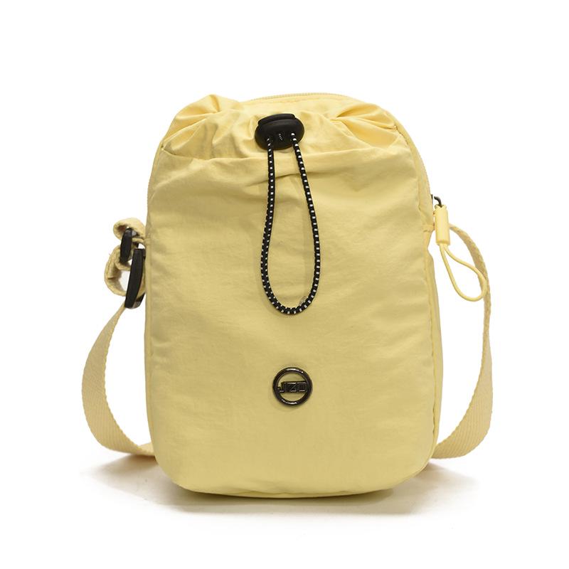 Women's Lightweight Crossbody Nylon Bag for Sports and Bottles