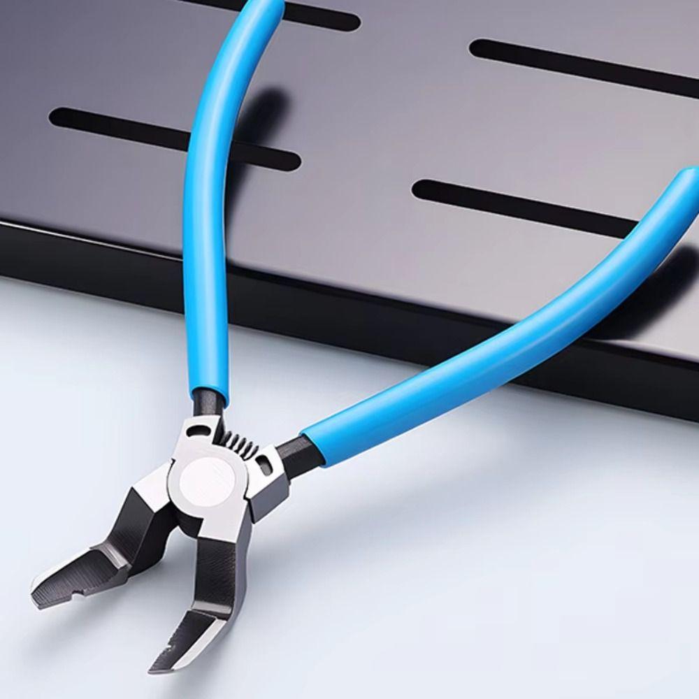 Ergonomic Handle Auto Trim Removal Tool Fastener Plier Rivets Pry Puller Door Clip Removal