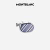 Montblanc Oval Bicolor Silver Cufflinks
