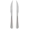 Messer für Steaks Burger Pizza Fleisch Besteck Stahl 2 Stück Messer ORION 831172