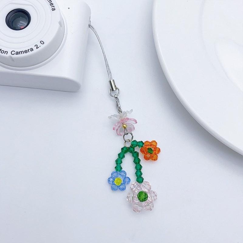 Cute and Stylish Keychain Phone Strap Trendy Keychain Phone Strap Set with Keyring and Cord Multi Functional Keychains