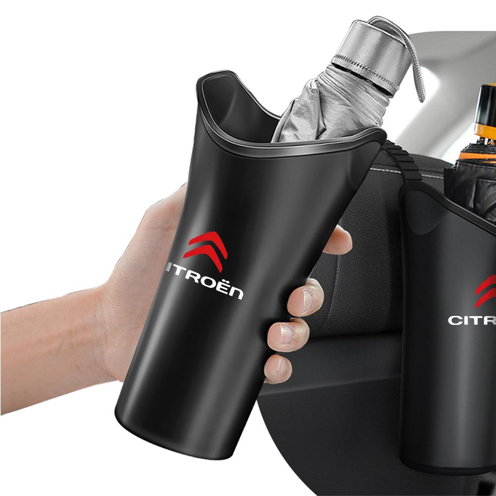 1pc Multi-Functional Portable Car Umbrella Storage Bucket Tools For Citroen C1 C2 C3 C4 Grand Picasso C4L C5 VTS C-ELYSEE C6 C8 aia256