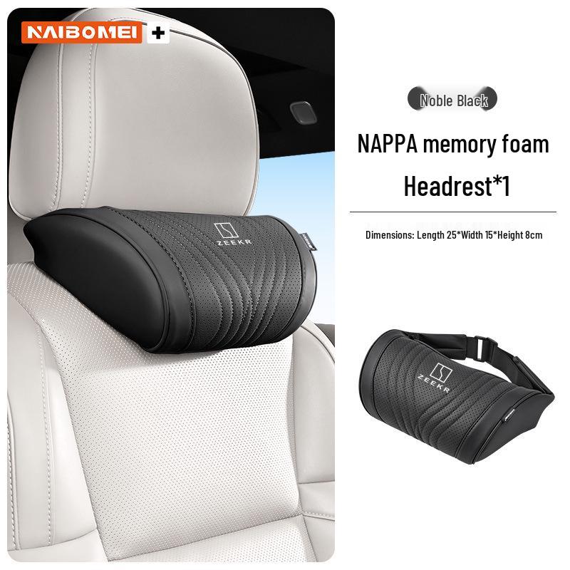 Zeekr 001/X/009 Car Headrest & Neck Pillow with Lumbar Support for Front and Rear Seats