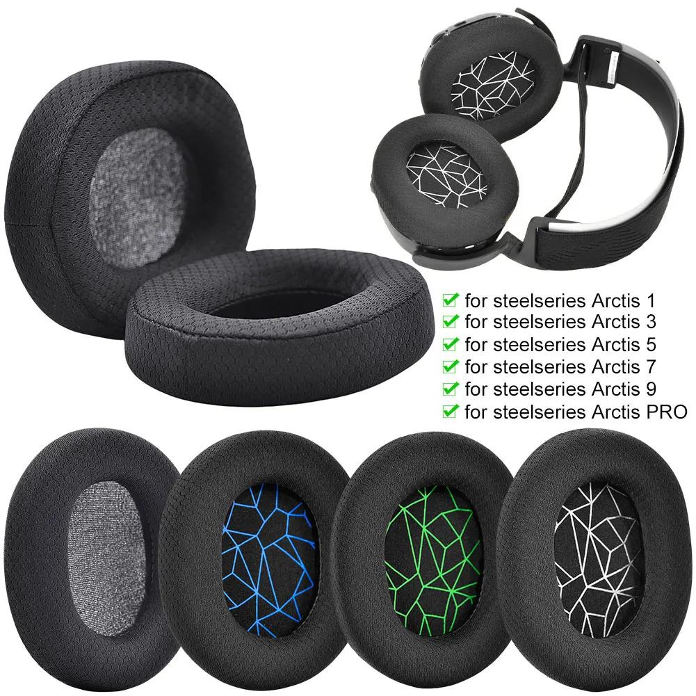 Earpads Replacement Memory Sponge Ear Pads Cover Ear Cushion Protective Cover for SteelSeries Arctis 1 3 5 7 9 PRO Headset