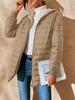 2024 Korean Style Slim Fit Fleece-Lined Hooded Cotton Coat, Warm Lambswool Women's Jacket for Autumn/Winter