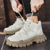 Fashion Shoes for Men Fashion High Quality Leather High-top Platform Mens Shoes Outdoor Tooling Comfort Leisure Ankle Boots Botas Hombre