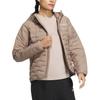Adidas Logo Printed Hooded Zip-Up Long Sleeve Jacket Women Jacket Khaki IT8694