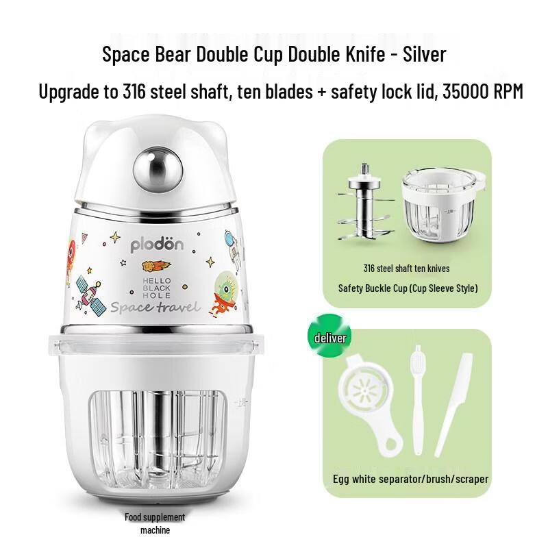PLODON 8-Blade Baby Food Processor & Blender