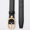 Women'S Alloy Pin Buckle Belts, Simple And Elegant Dresses, Accessories, Belts, Casual Style, Light Luxury Trouser Belts