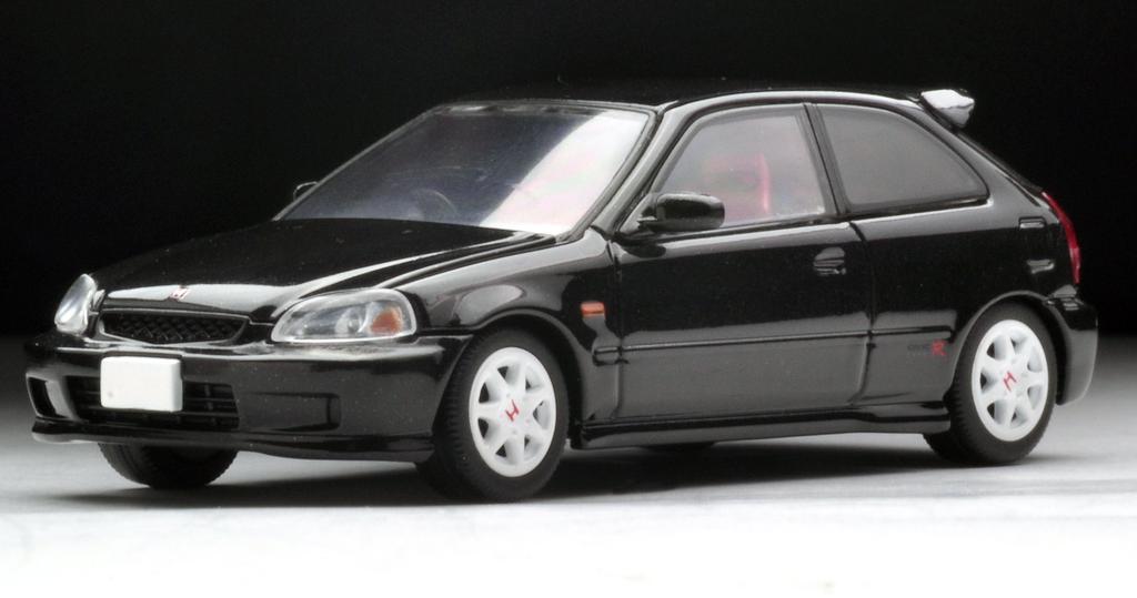 Tomica Limited Vintage Neo Scale Honda Civic Type R 1999 Model Finished Product 1/64 LV-N165b (Black) -