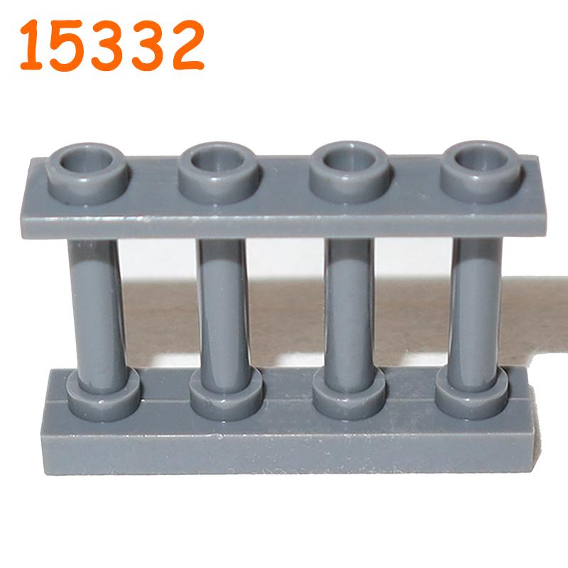 Non-Toxic Fence City Accessories Building Block Moc Part Railing Stair Barrier Ladder Guard Bar Castle Garden Farm Military Assemble Brick