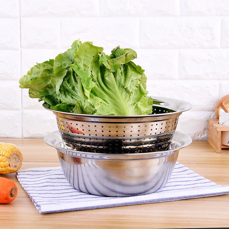 Stainless Steel Rice Washing & Draining Kitchen Set