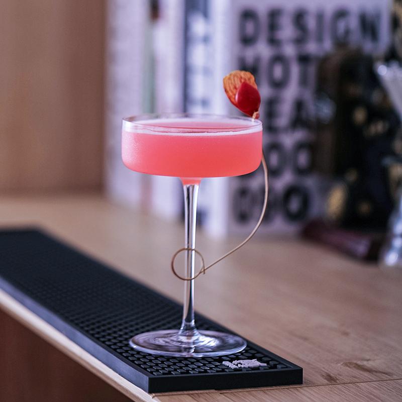 CRISON PRE03 Minimalist Thin Japanese Style Cocktail Glass Wide-Mouthed Champagne Glass Martini Glass for Home Barware