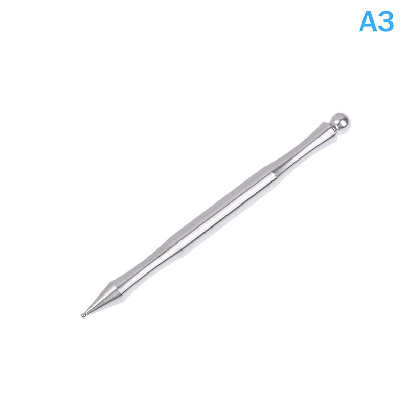 1Pcs Acupuncture Pen, Facial Reflexology Tools Stainless Steel, Trigger Point Massager Tool, Deep Tissue Massage Tool