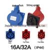 Industrial Waterproof 16A/32A Aviation Plug & Socket Connector - 3, 4, or 5 Core Options