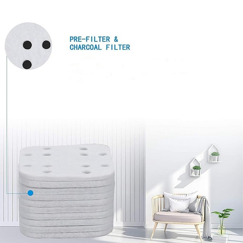 20Pcs Humidifier Mineral Absorption Pads Descaling Pads for LV600HH LV600S Warm and Cool Mist Humidifiers Filter Pad