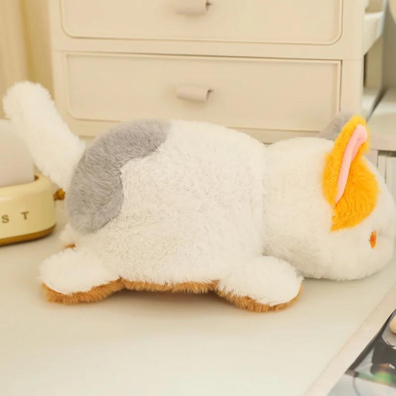 Flip Capybara Plush Toy Double-side Kawaii Animals Cat Plush Doll 2-in-1 Flip Change Cat Capibara Soft Pillows Birthday Gift
