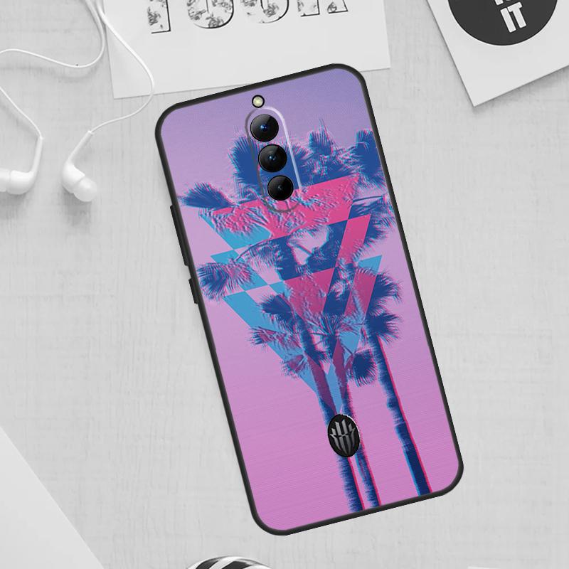 

Vaporwave Art Case For ZTE Nubia Red Magic 11 10 9 8 8S 9S 10S Pro Plus 6 7 6S 7S For RedMagic 10 Air Cover Red Magic 6