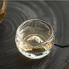 1 Pc Chinese Transparent Glass Tea Cup Handmade Tea Bowl Household Teacup Travel Personal Master Cup Tea Set Accessories 35ml