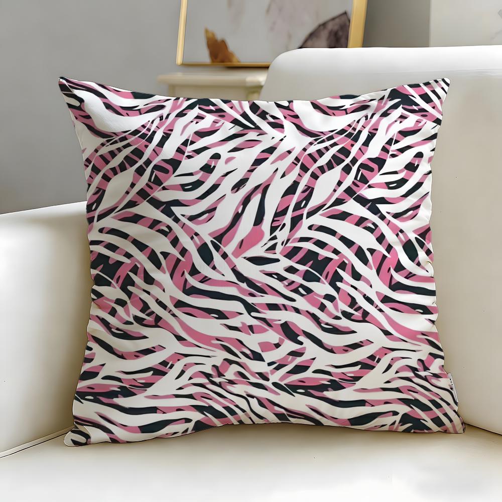 Regular Retro Texture Cushion Cover Soft EasyWash Pillow Case Versatile for Couch Bed Travel and Office