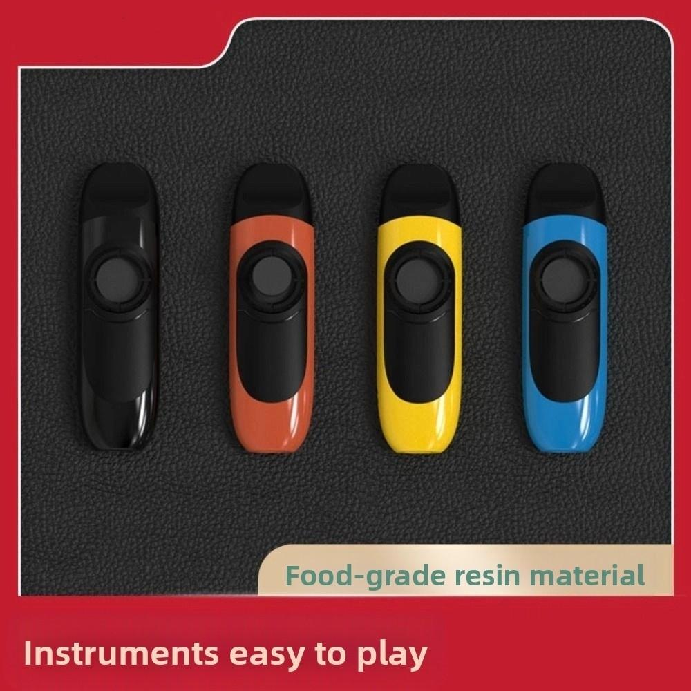 Ergonomic Mouthpiece Kazoo Instrument Adjustable Tone ABS Kazoo Instrument  Music Gift