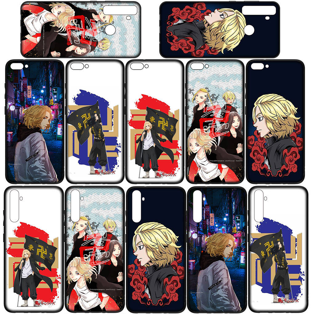 Cover for iPhone 17 16 15 Xiaomi Poco Redmi Note 14 13 12 11 Pro Max 9 16e Samsung Galaxy S25 S24 OPPO Huawei Tokyo Revengers Hinata Mikey Phone Case