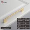 Oukali Modern Design Pull Down Kitchen Hardware Kitchen Cabinets Door Pull Handle Chrome Drawer Handle