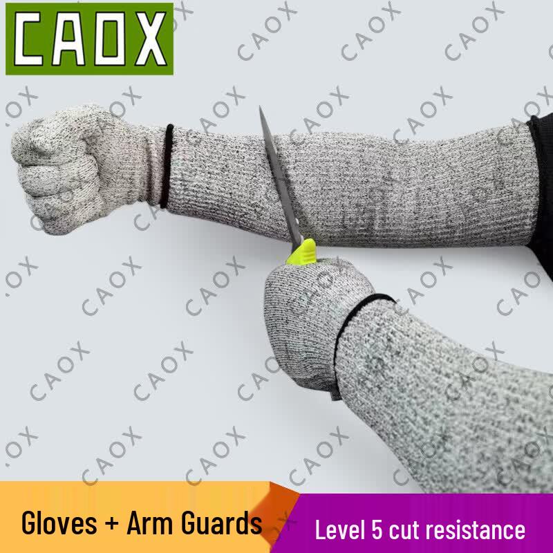 CAOX Level 5 Cut-Resistant Arm Sleeves
