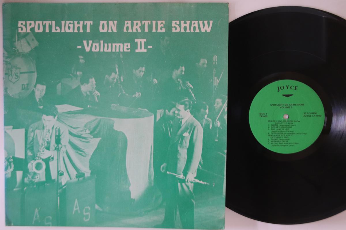 

LP Record ARTIE SHAW - Spotlight On Artie Shaw Volume II LP1010 JOYCE US Jazz Used