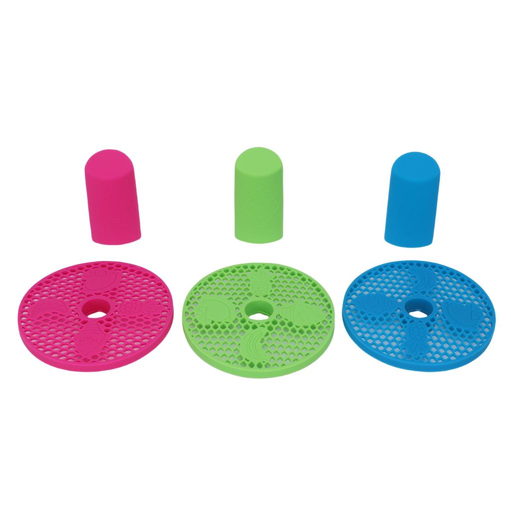 3 Pack Handle Cover and Drip Tray Set Fit for FS301 FS300 Slushie Machine Silicone Drip Tray Insert Slushie Machine
