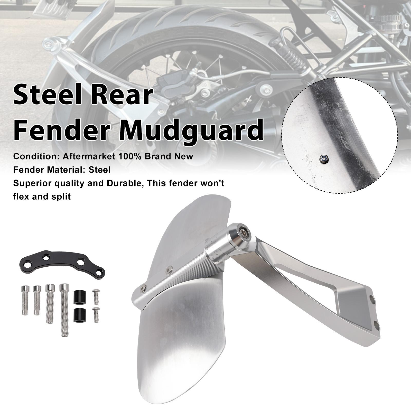 Steel Rear Fender Mudguard Fit For      R12 R12S R nineT Scrambler Pure Silver