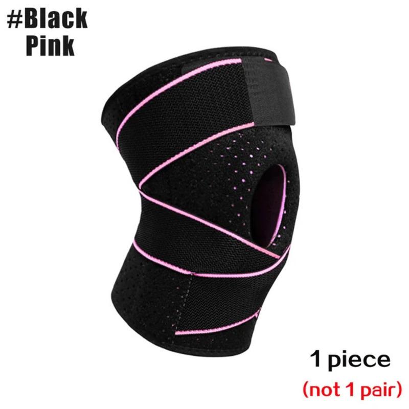 

Professional high-quality adjustable fitness exercise, running exercise, knee pads, knee support equipment, knee pads XL розовый