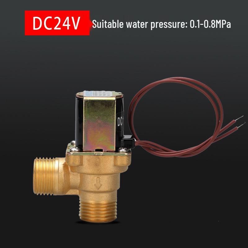 Hochtemperaturbeständiges Kupfer Edelstahl Magnetventil 12V/24V/220V für Wasser Ein- und Auslass
