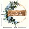 2025 New 1PC Autumn Simulation Wreath Entrance Door Wall Decoration Thanksgiving Home Decoration Rattan Window Decoration