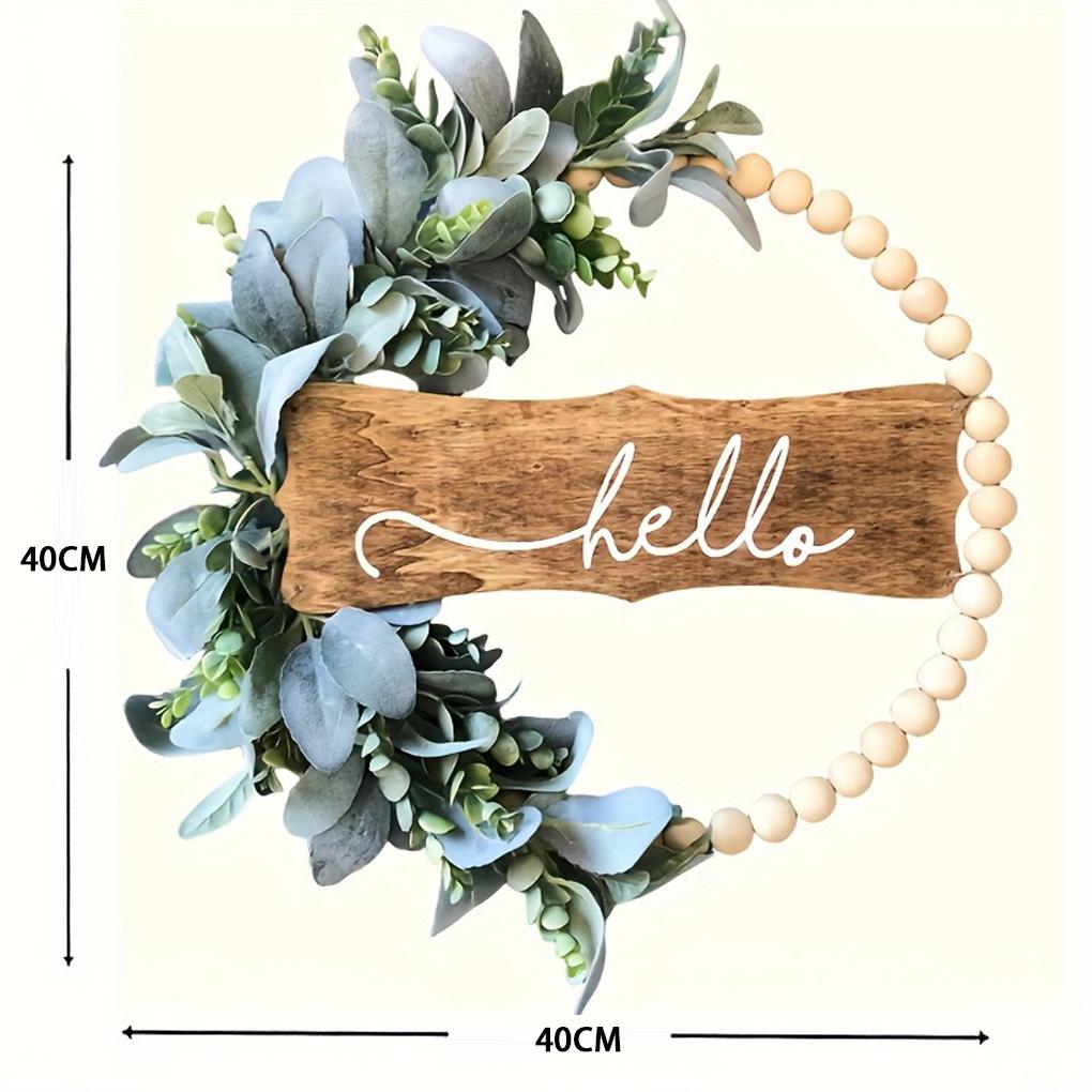 2025 New 1PC Autumn Simulation Wreath Entrance Door Wall Decoration Thanksgiving Home Decoration Rattan Window Decoration