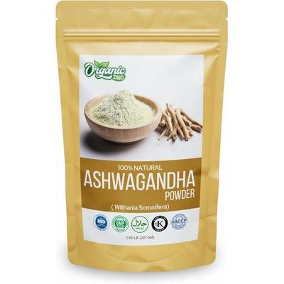 Pó de Ashwagandha ORGANIC ZING: Revitalize a Vitalidade com Essência Pura e Natural - 227g para um Estilo de Vida Equilibrado