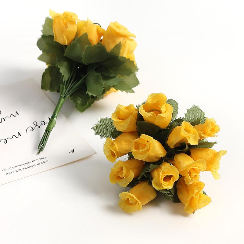 1/5/10bundle Rose Artificial Flowers Silk Fake Flowers for Home Decor Wedding Decoration Supplies DIY Crafts Wreath Accessories