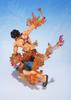 TAMASHII NATIONS Figuarts ZERO ONE PIECE Portgas Ace Approximately 155mm Painted Finished Figure D. -Brother's Bond- PVC&ABS