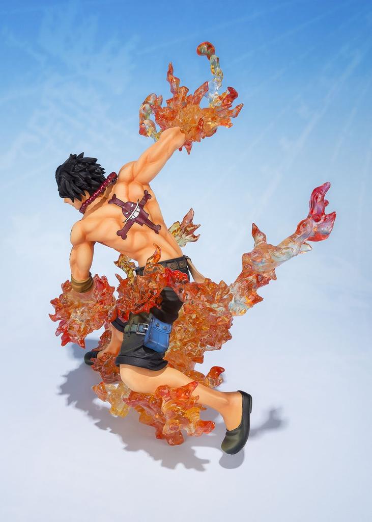 TAMASHII NATIONS Figuarts ZERO ONE PIECE Portgas Ace Approximately 155mm Painted Finished Figure D. -Brother's Bond- PVC&ABS