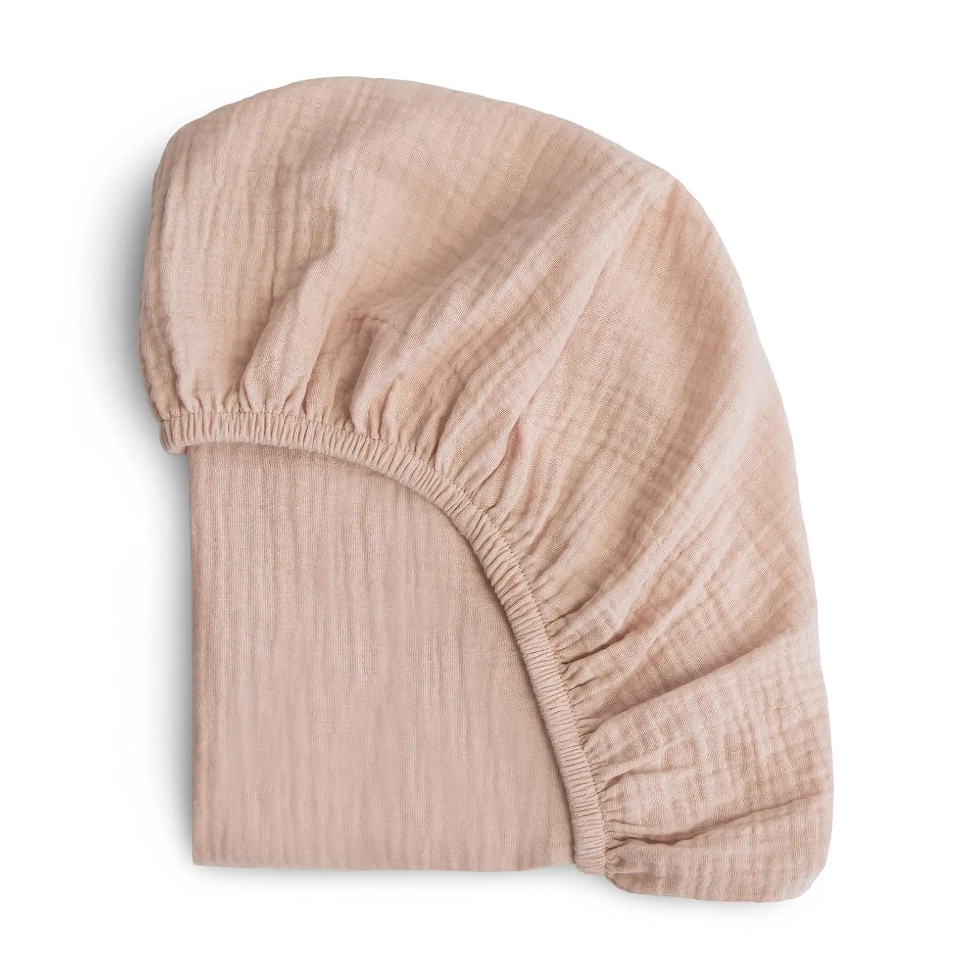 

Детская простыня на резинке, дышащая и хлопковая простыня для коляски, однотонный съемный чехол для младенцев, комфортный отдых, дропшиппинг