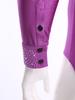 Mens Shiny Rhinestones Latin Dance Leotard Turn Down Collar V Neck Long Sleeve Button Shirt