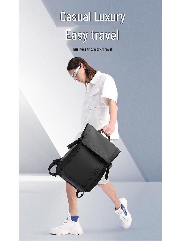 Men's Fashion Large Capacity Laptop Backpack - Casual College Student & Business Bookbag