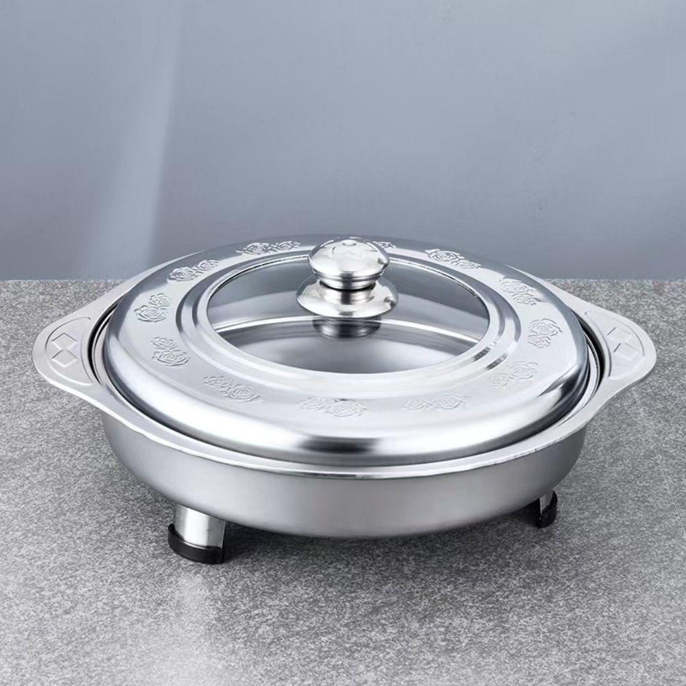 Abnehmbare Beine Buffet Chafing Dish Speisenbehälter Edelstahl Servierschalen Behälter Eintöpfe
