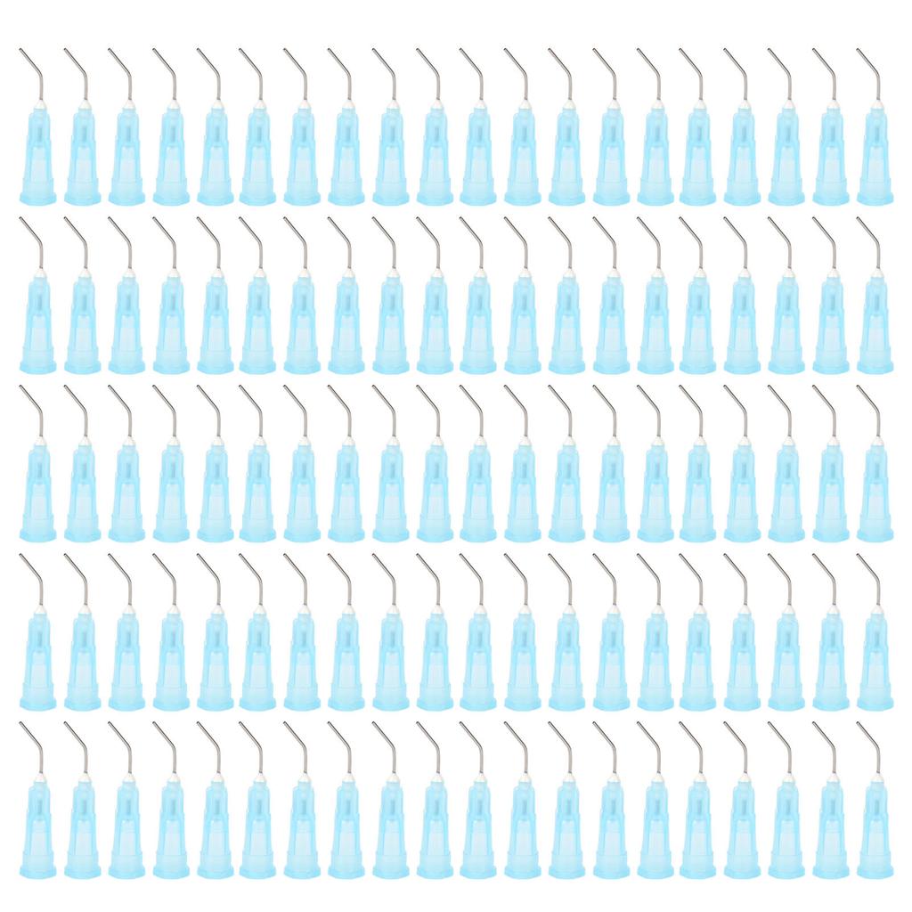 100 szt. Jednorazowe Stomatologiczne Wstępnie Wygięte Końcówki Irygacyjne Końcówka Dozująca Wymiana
