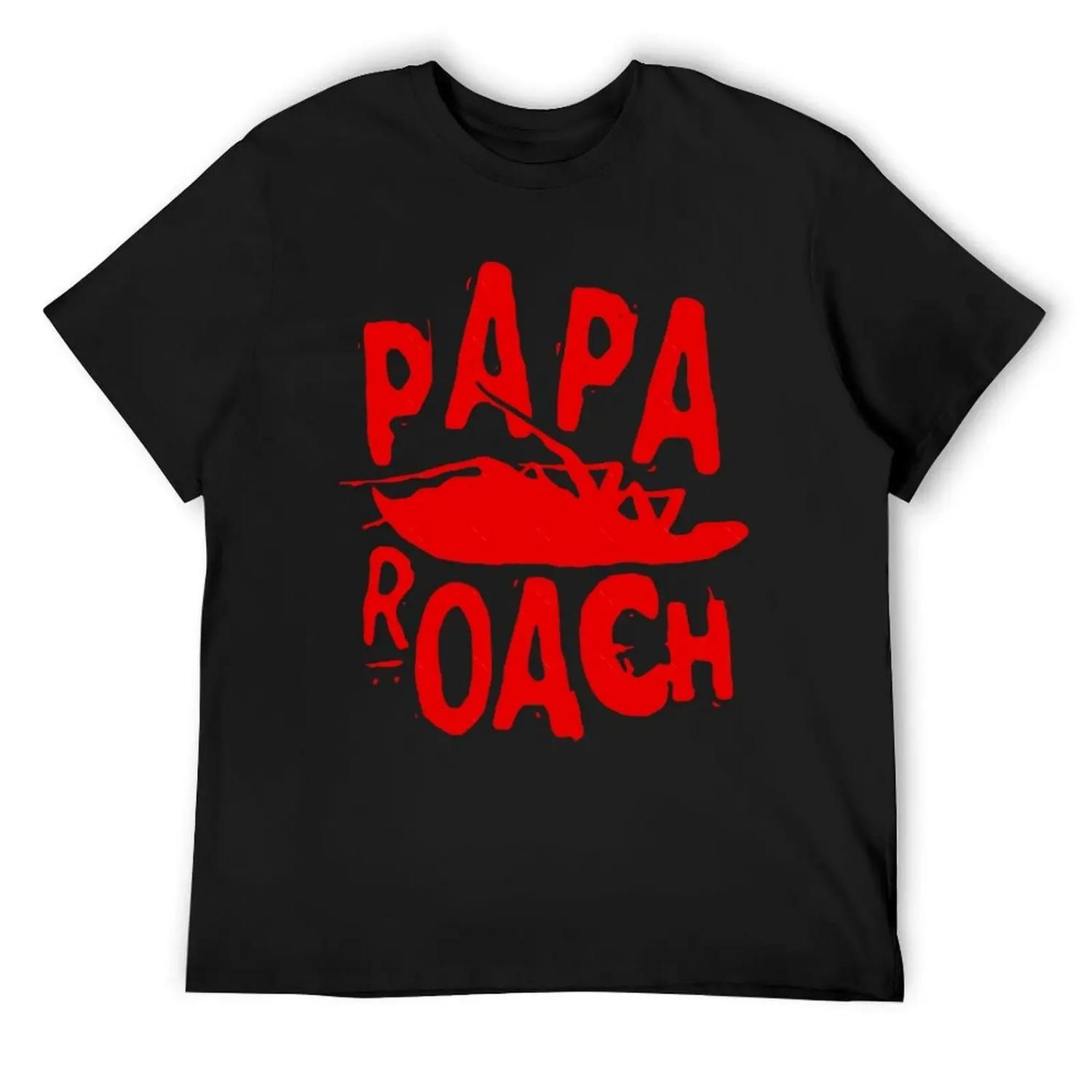 

News Papa roach T-Shirt oversized t shirt summer top topping shirts men S чёрный
