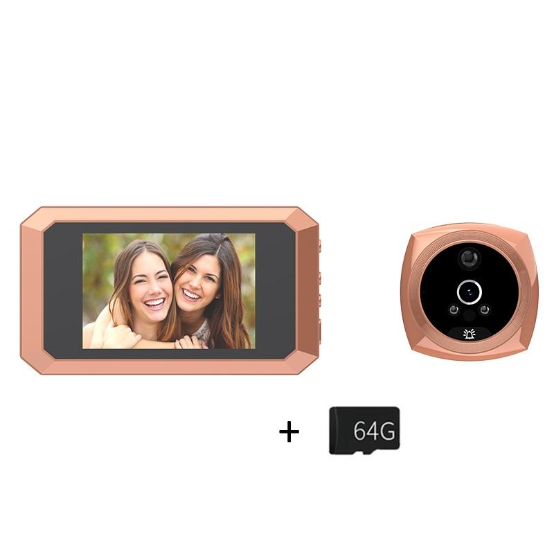 3.5 calowy wideodomofon z wizjerem na zewnątrz monitor detekcji ruchu cyfrowy wizjer wizjer bezpieczeństwa głosowe nagrywanie zdjęć dzwonek do drzwiAA